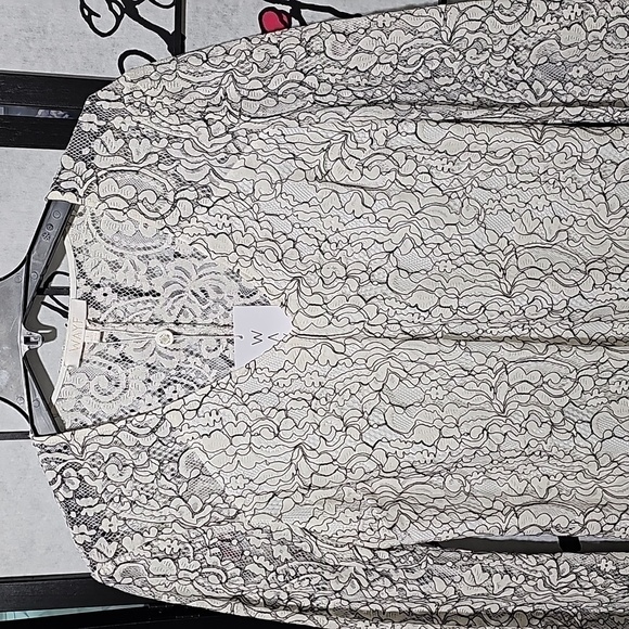 WAYF Where Are You From Lace V Neck Dress Size Large NWT - Picture 4 of 13